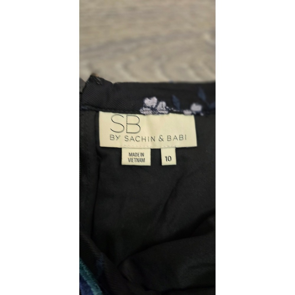 Sachin Babi Floral Embroidered Midi Skirt Women's Size 10 - Picture 3 of 8